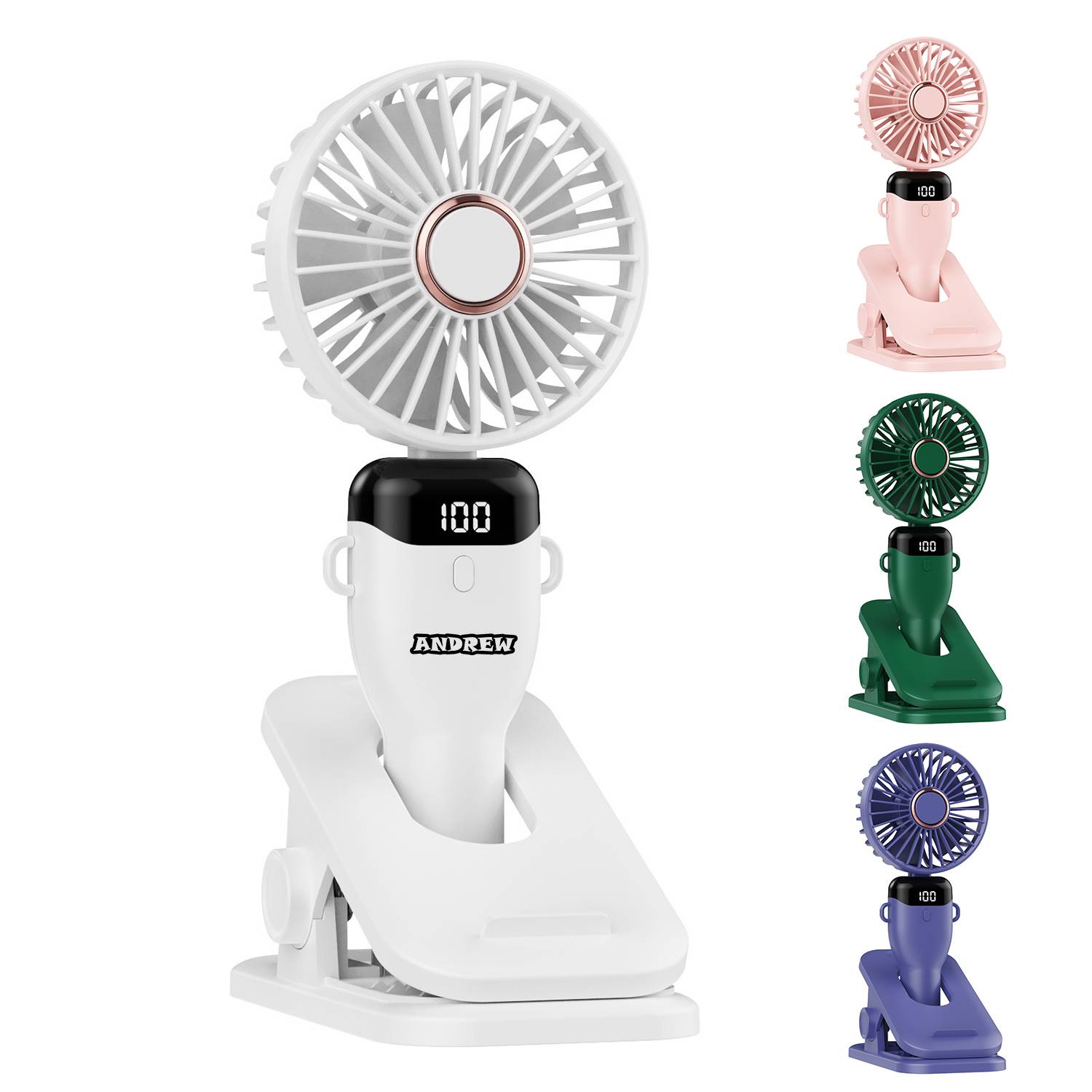 Portable LED Skincare Fan 9