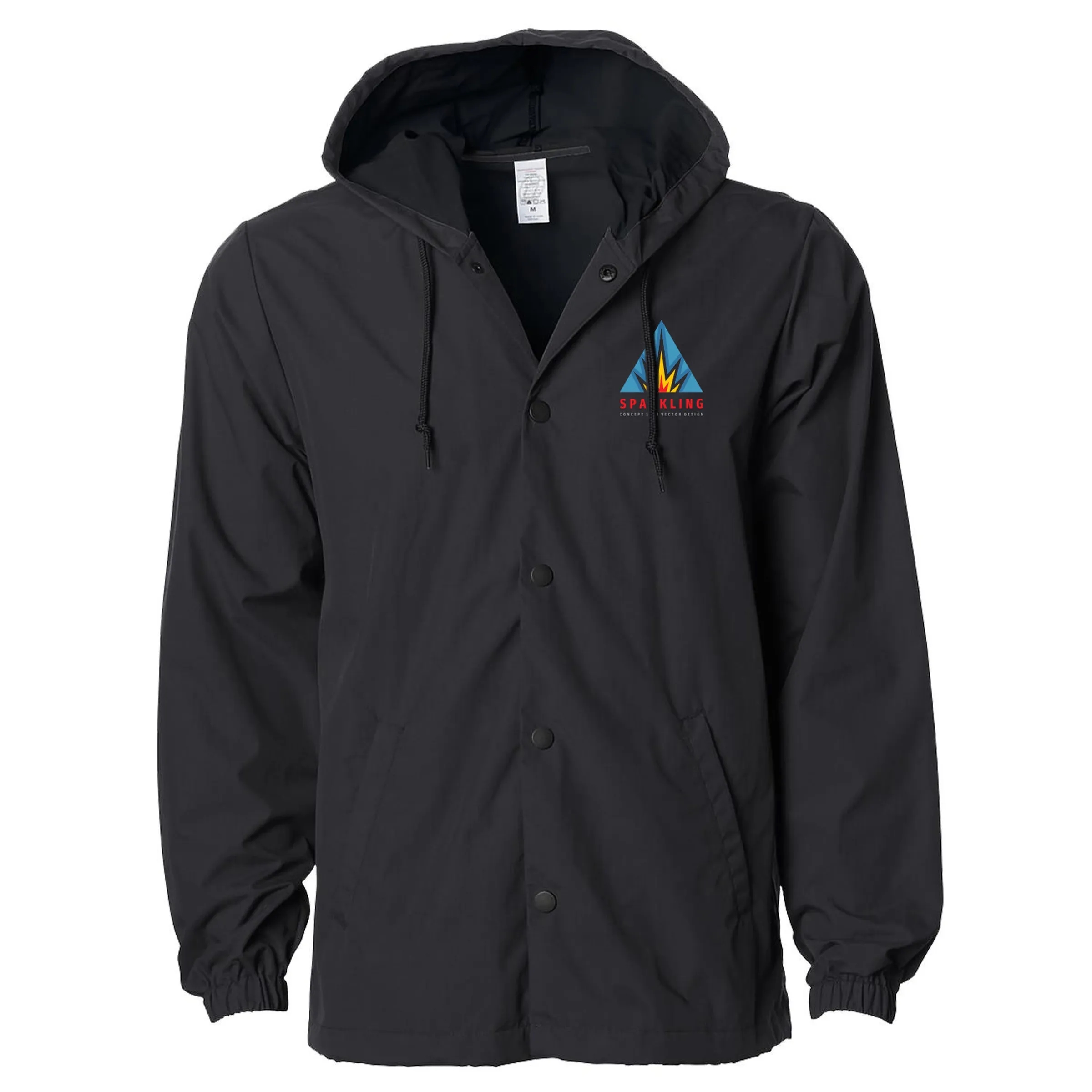 Water Resistant Hooded Windbreaker Jacket 9