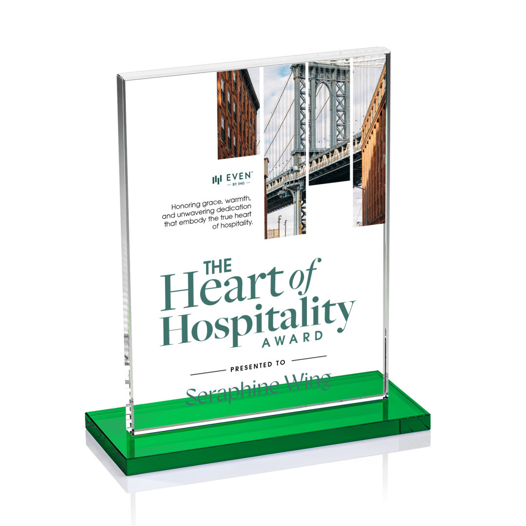 Emperor VividPrint™ Award - Green (Horiz) 14