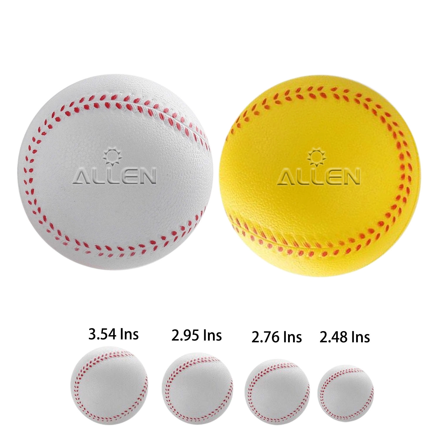 Soft PU Foam Baseball Stress Reliever 2