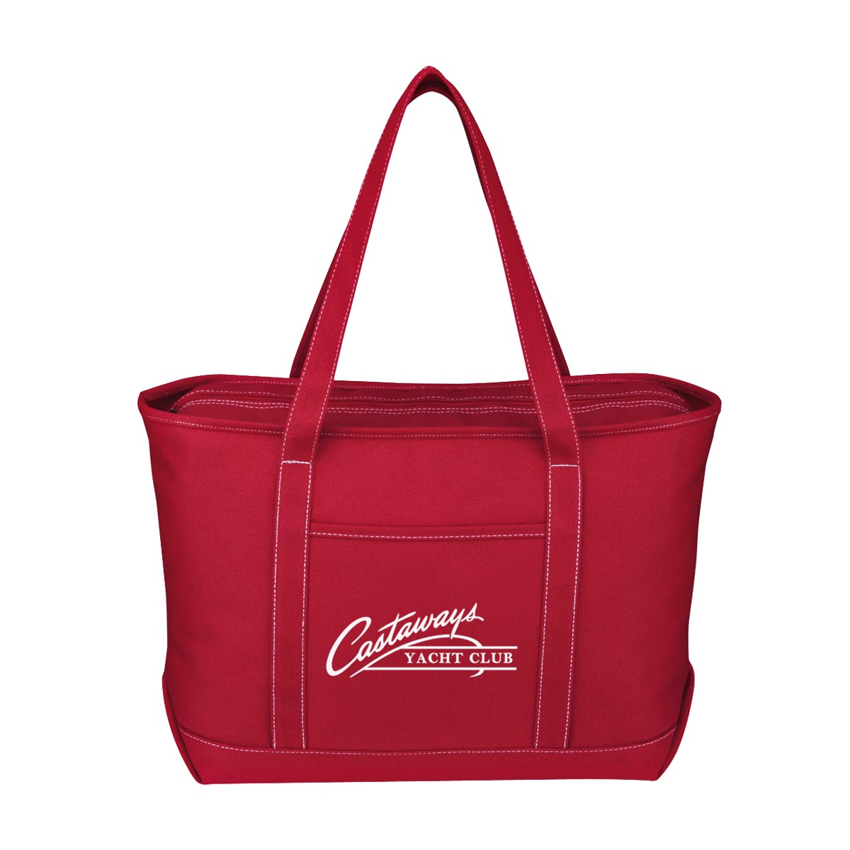 Large 24 Oz. Recycled Cotton Yacht Tote Bag, custom tote bag with logo imprint 8