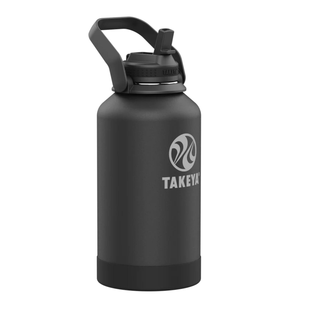 64 oz Takeya® Stainless Steel Insulated Pickle Ball Water Bottle w/ Straw Lid