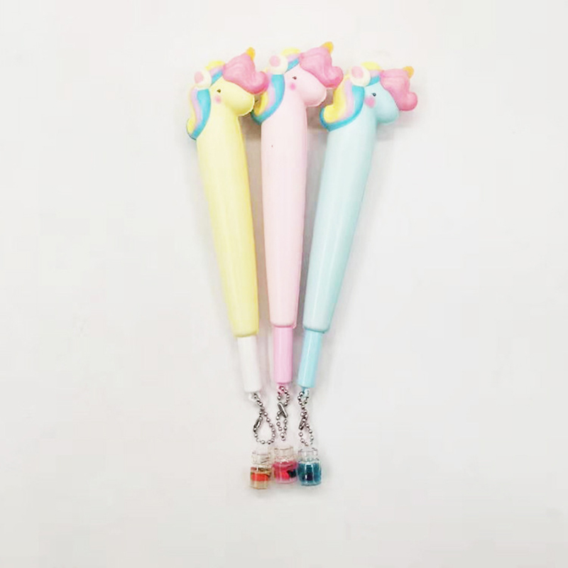 2 in 1 Squishy Unicorn Ball Pen and Squeeze Toy 6