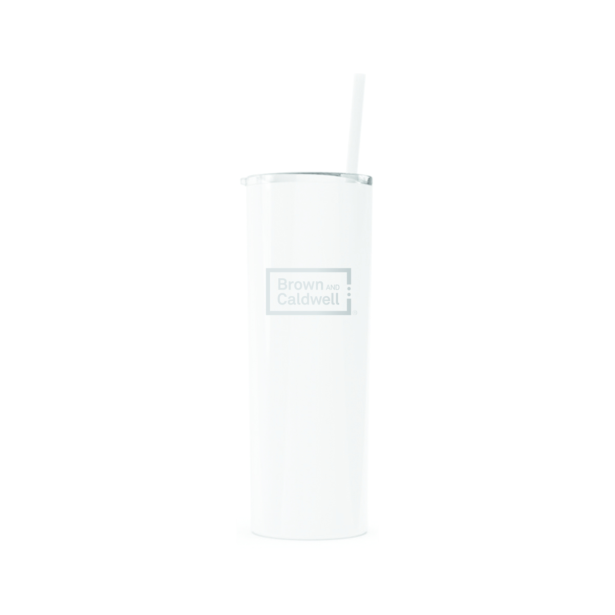 20 Oz. Maars White Skinny Steel Tumbler