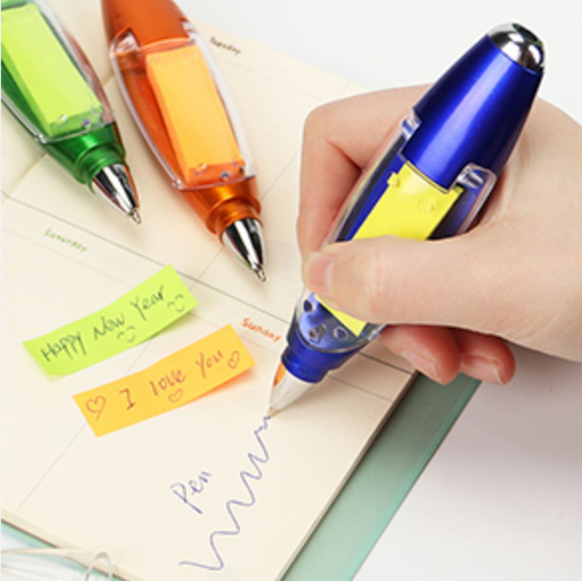 Multifunction Sticky Note Pen with Built-In Memo 1