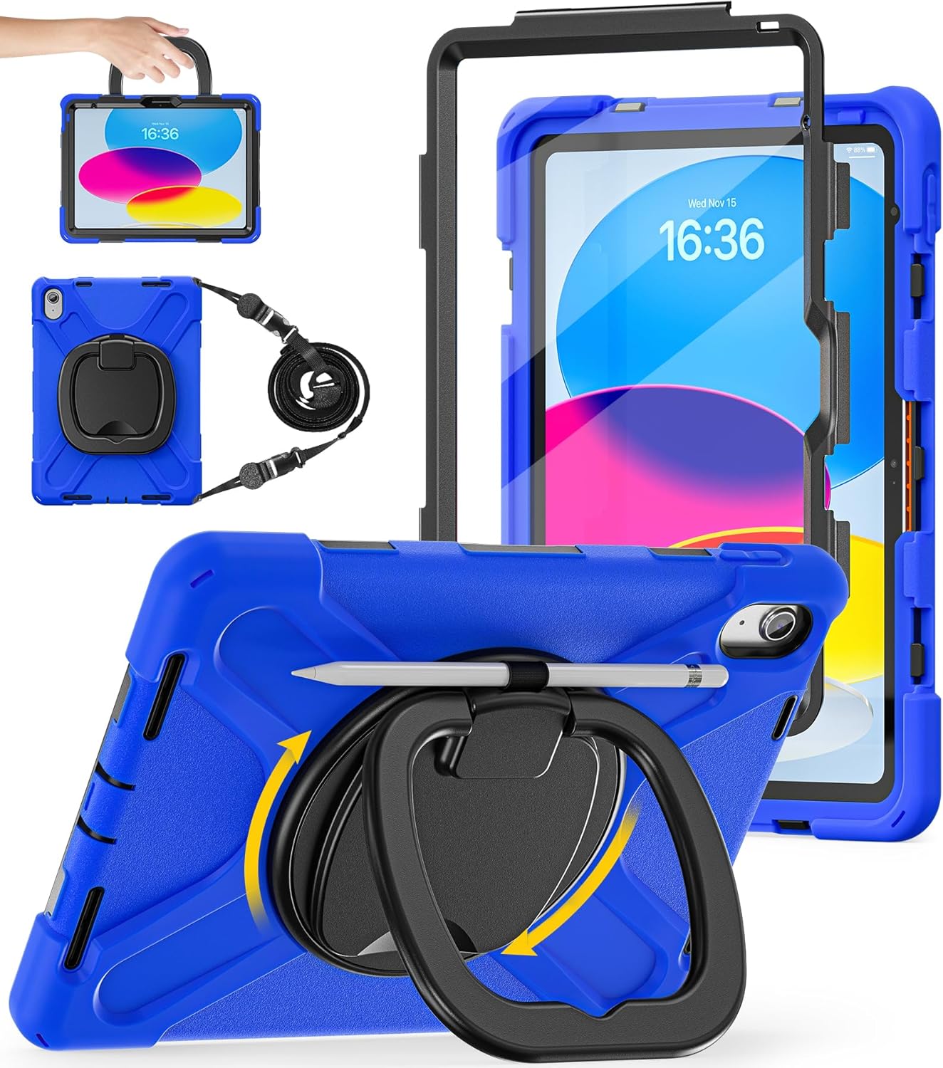 iBank ® Shockproof Case for iPad Air 11 M3/M2 (2025/2024), 5th/4th 10.9 2