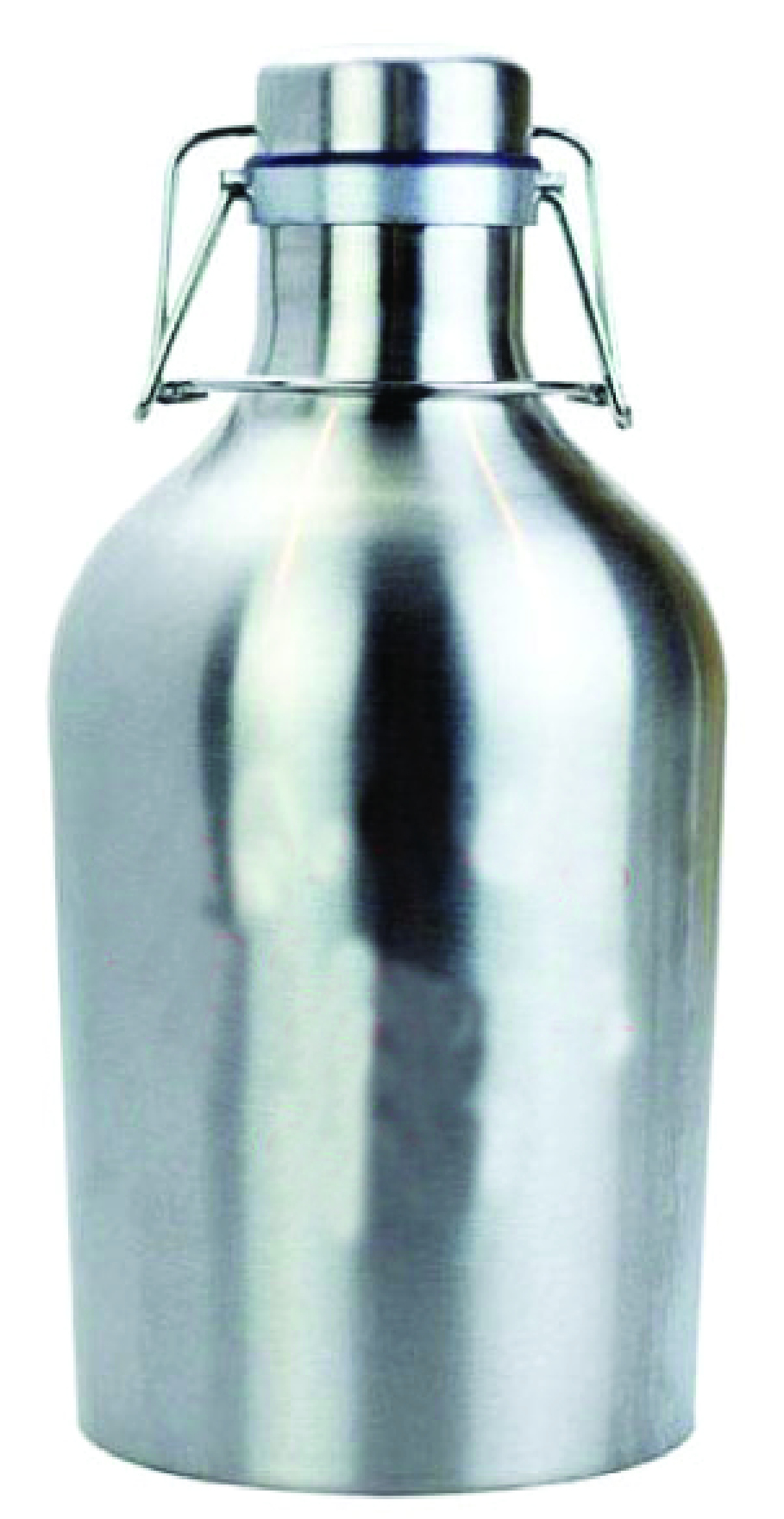 64oz Single Wall Stainless Steel Beer Growler, custom water bottle with logo imprint 2