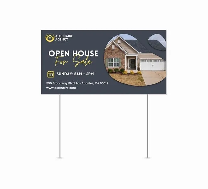 Yard sign (1ft x 1ft) SQFT 8