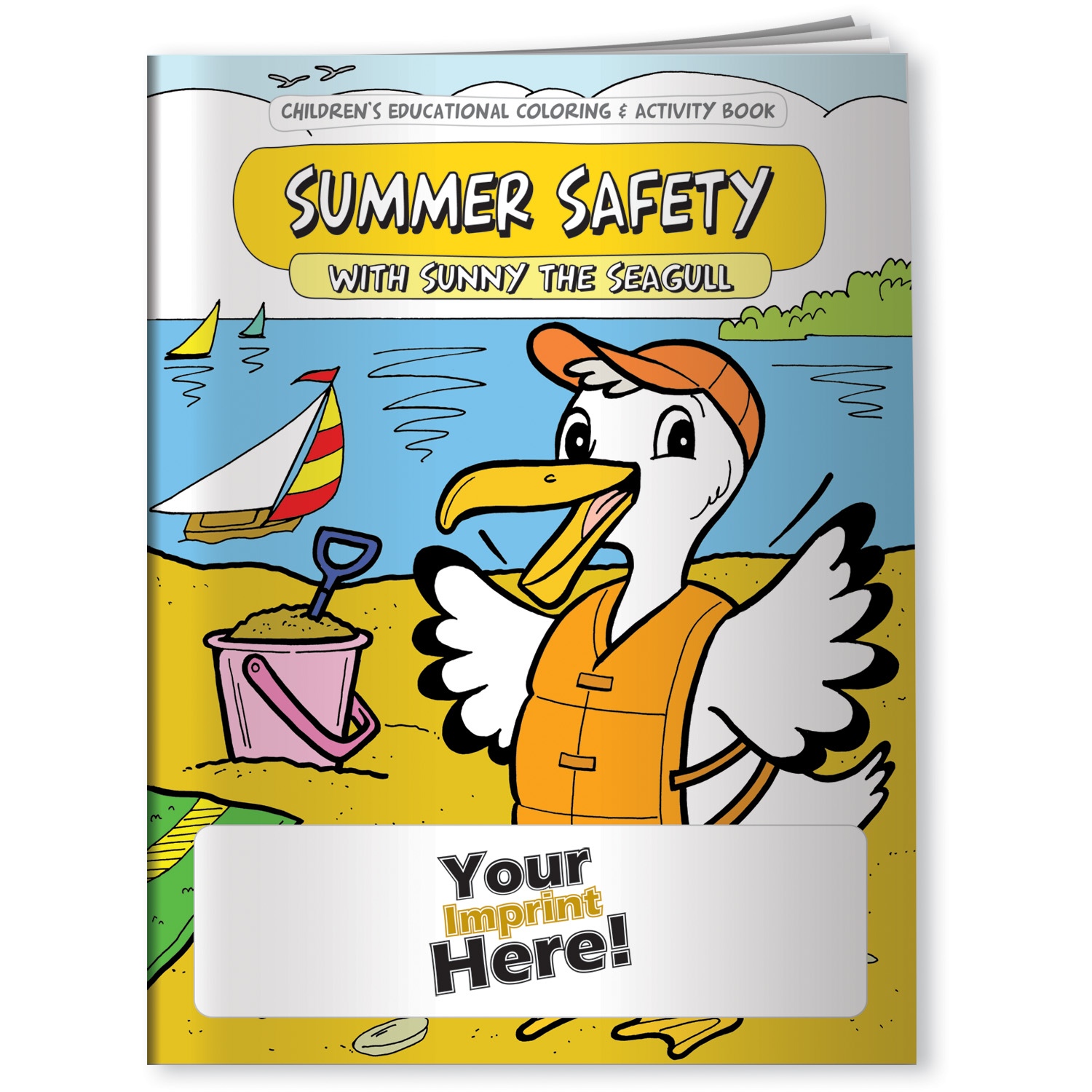 Coloring Book - Summer Safety with Sunny the Seagull 4