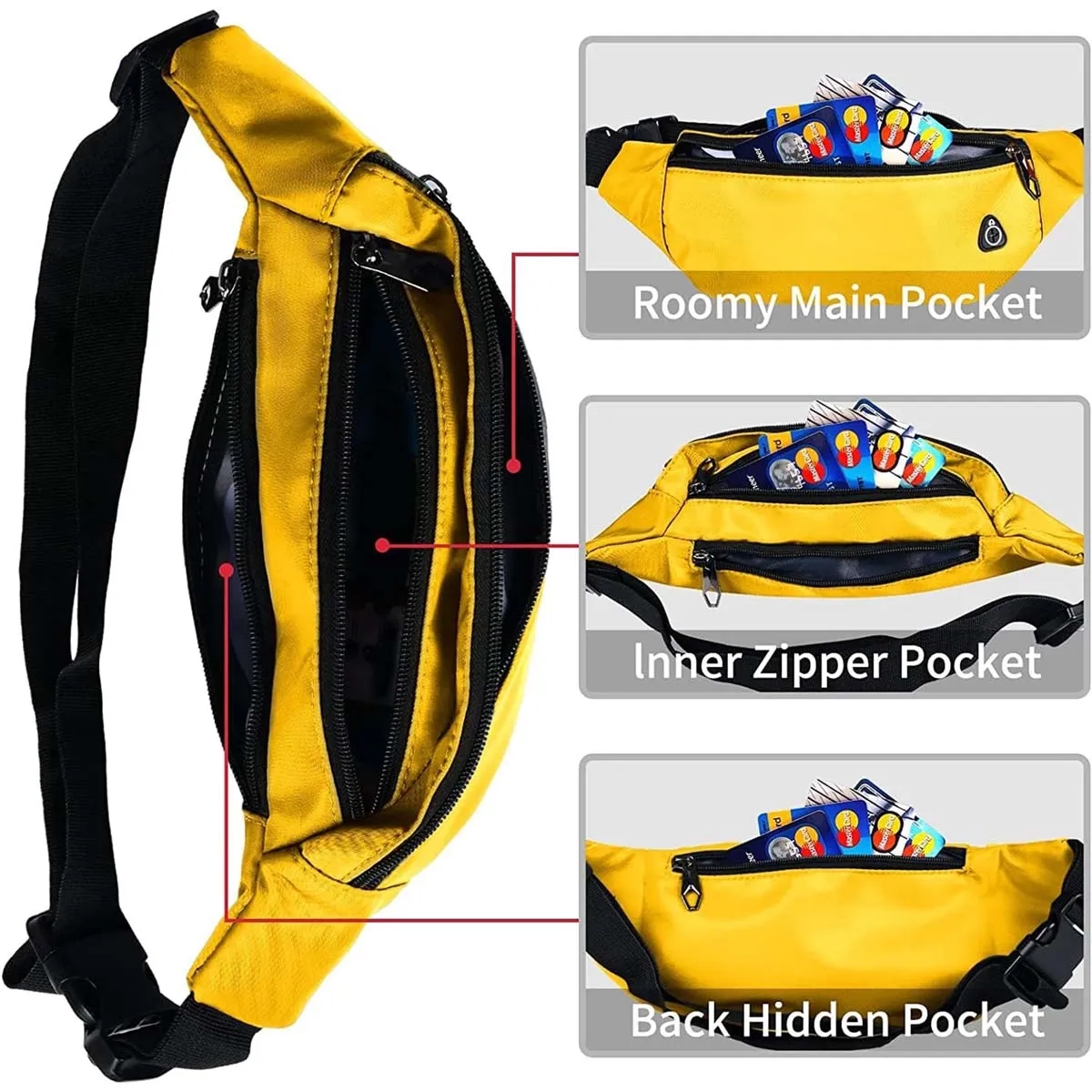 Waterproof Sports Fanny Pack For Men Women 1