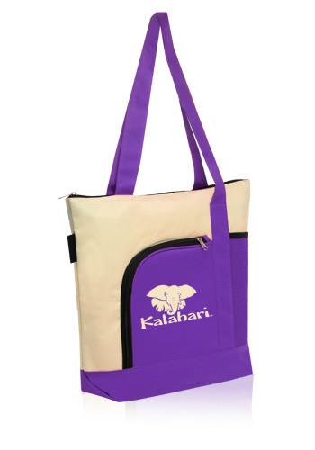 Zipper Polyester Tote Bags 3
