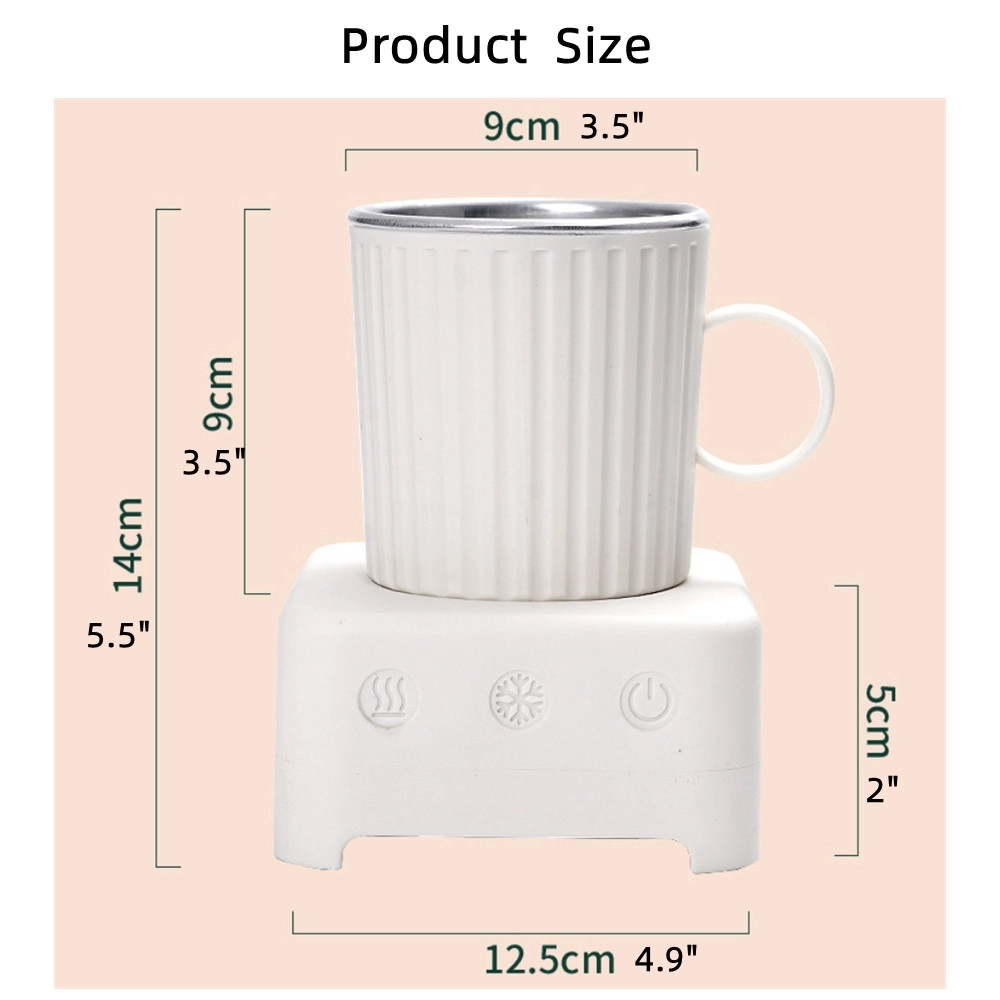2-In-1 Coffee Warmer Cup Cooler(With Lid) 6