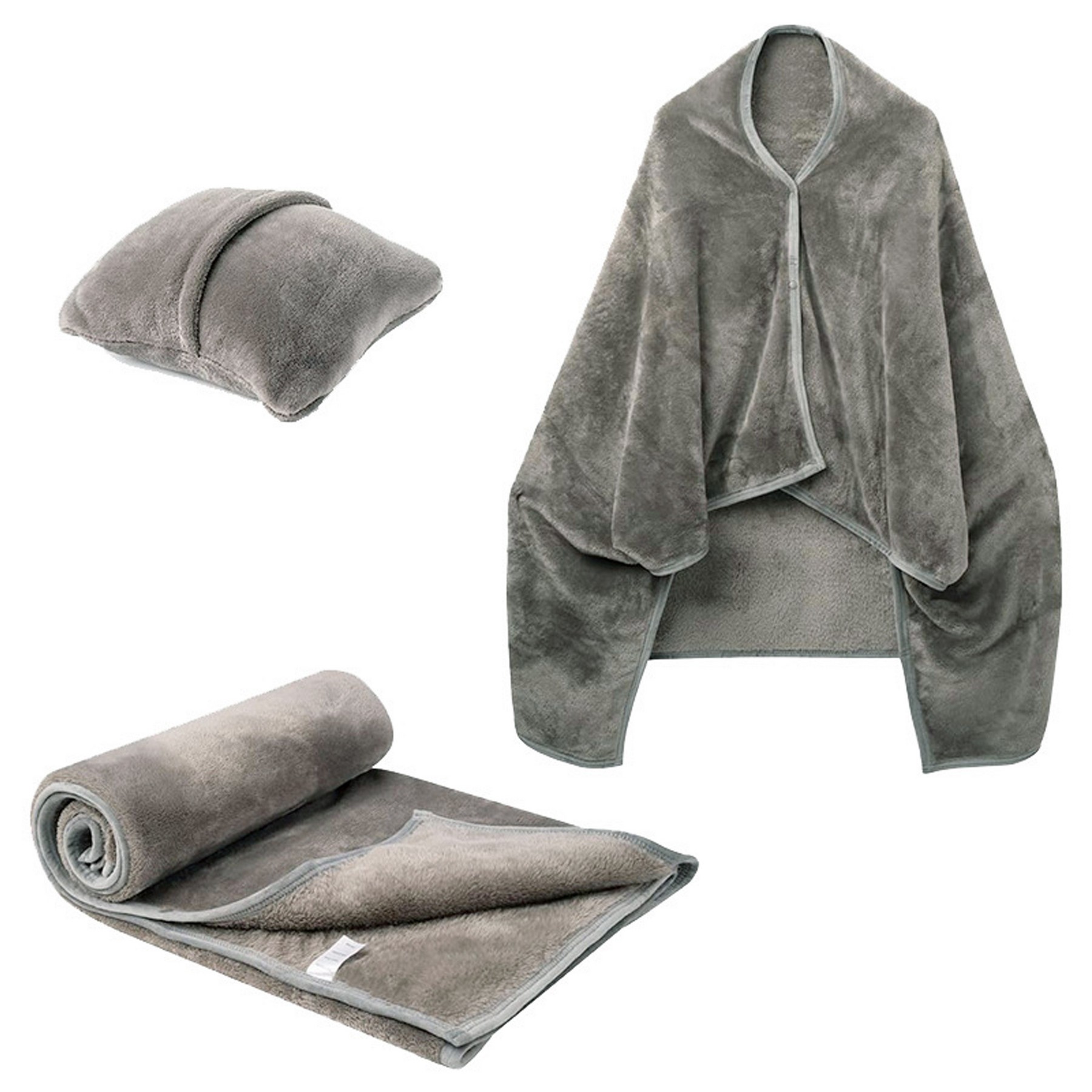 Versatile Foldable Flannel Travel Blanket 8