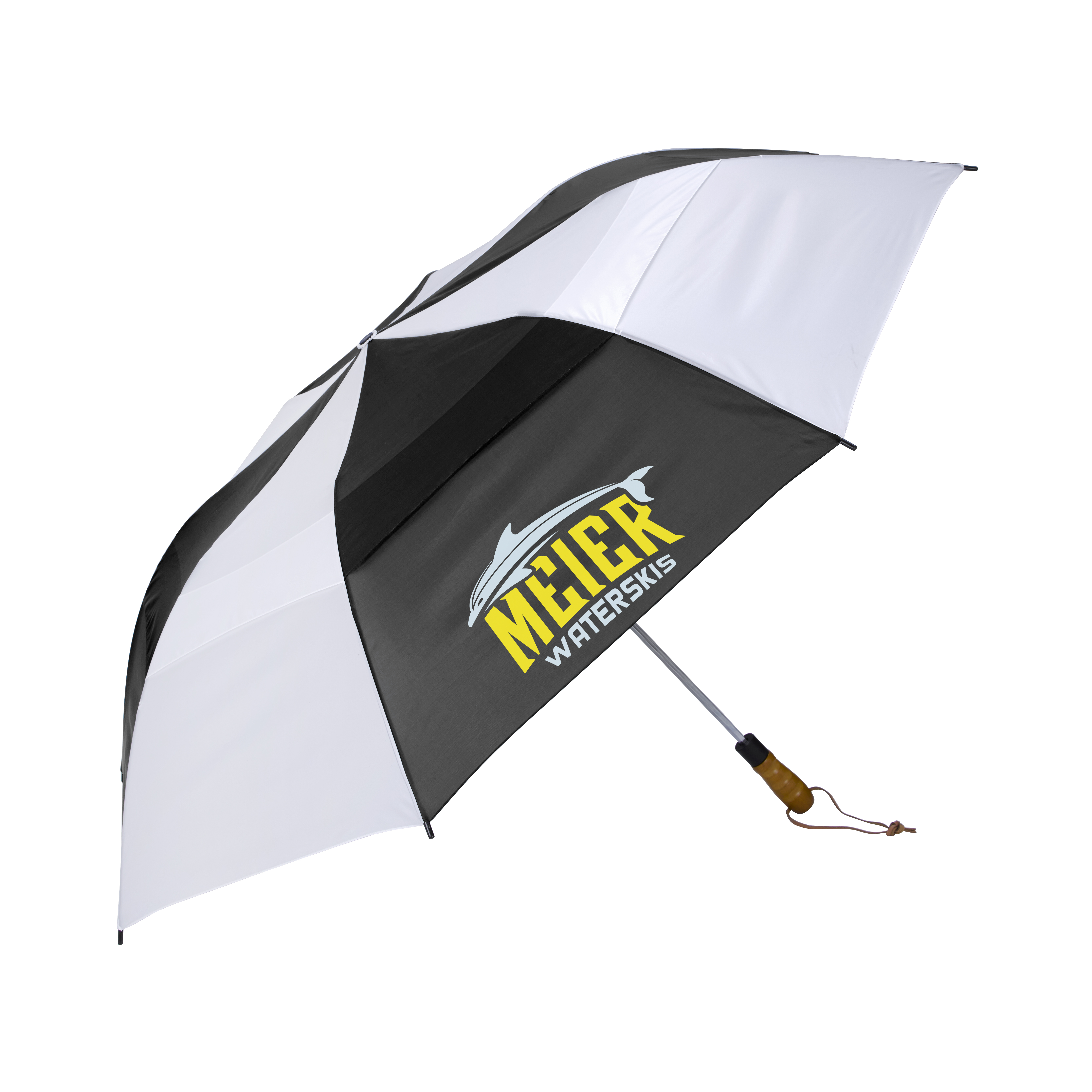 Shed Rain™ Windjammer® 58" Vented Wooden-Handled Auto-Open Jumbo Compact Umbrella 41