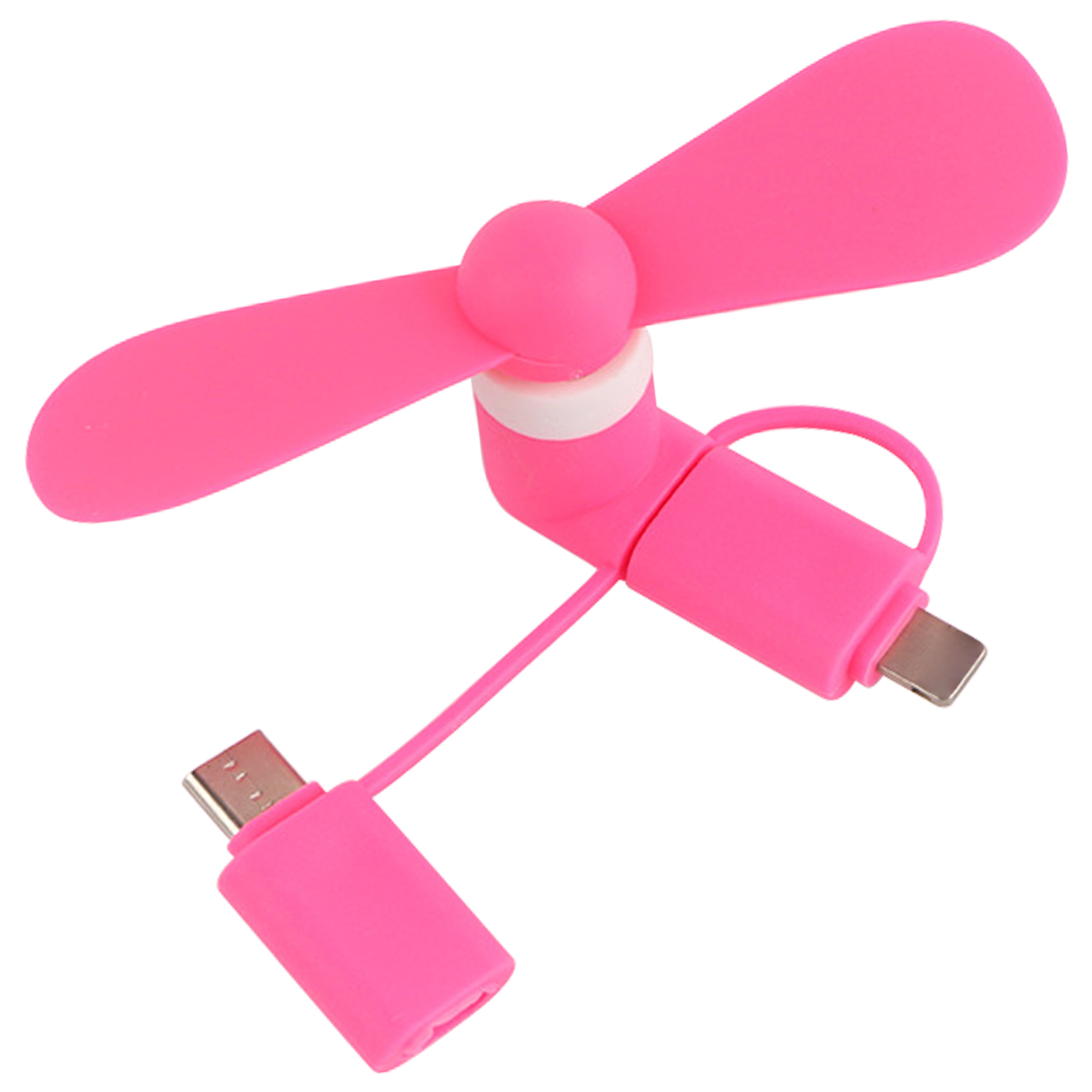 Mini USB 3 in 1 Portable Cell Smart Phone Fan 5