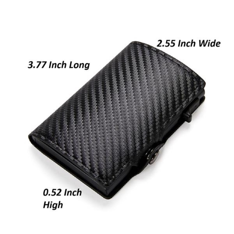 Minimalist Slim Wallet for Men with Money Clip 3