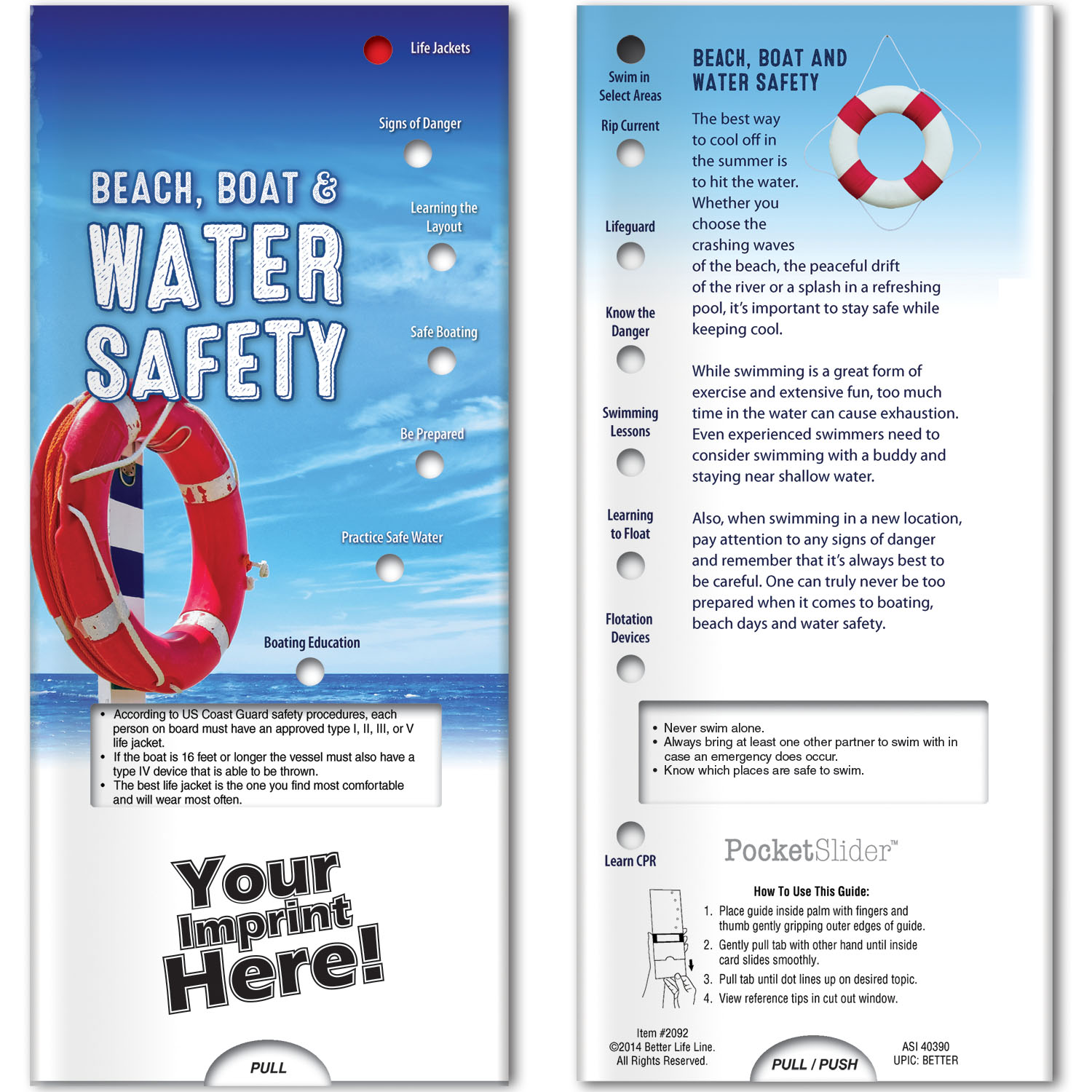 Pocket Slider - Boat & Water Safety 3