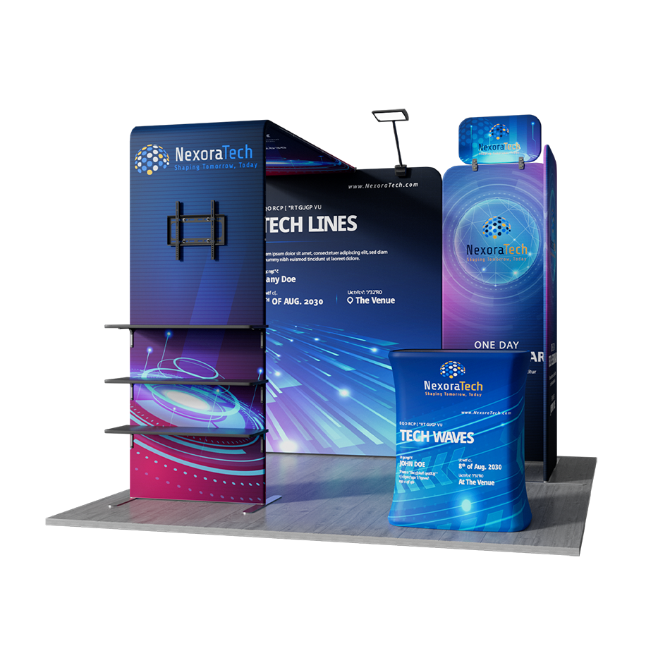 10'x10' Tradeshow Booth Kit - J Kit 5