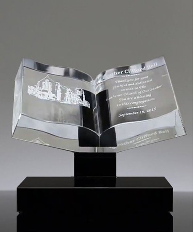 CRYSTAL BIBLE ON BLACK BASE 2