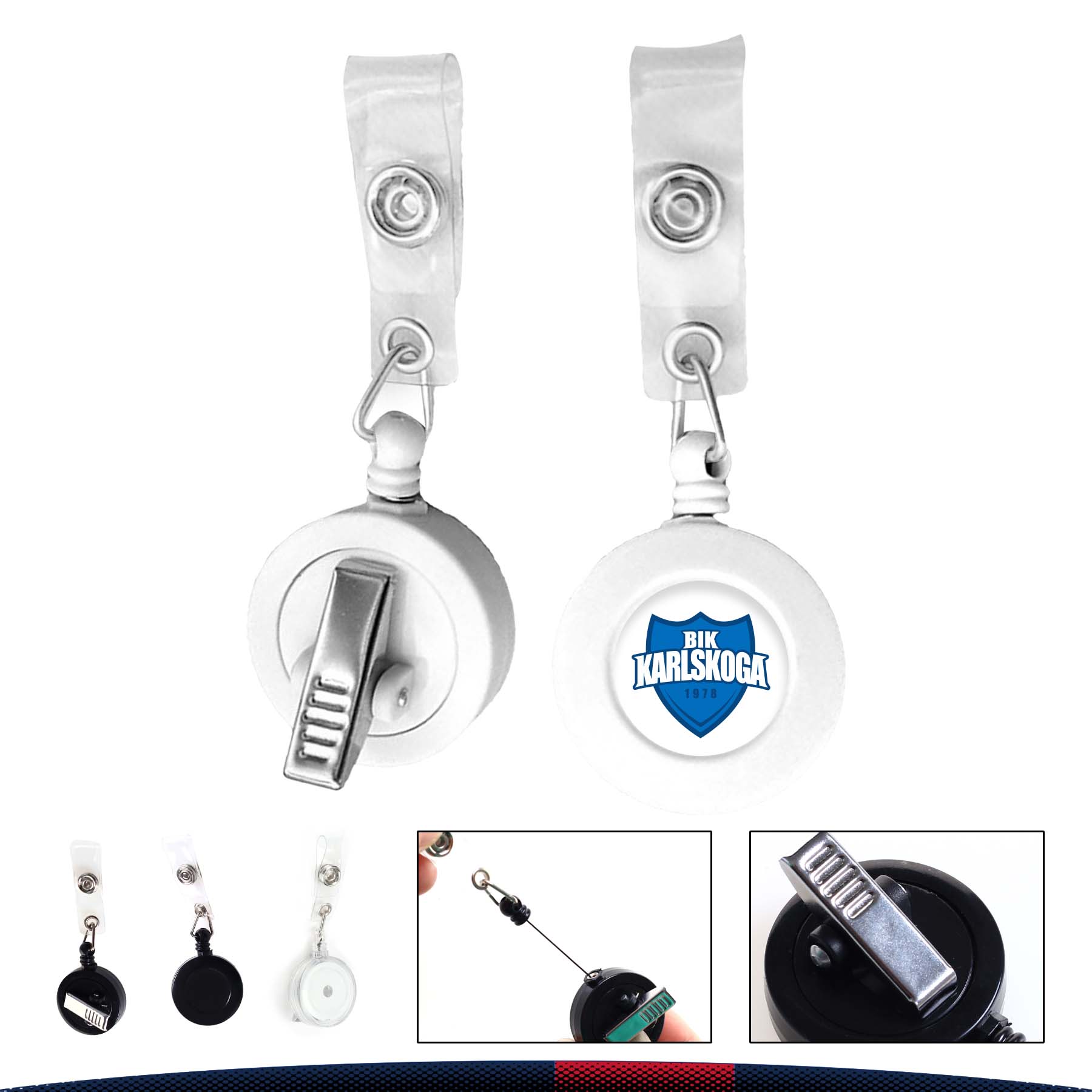 Alligator Clip Badge Holder Reel 4