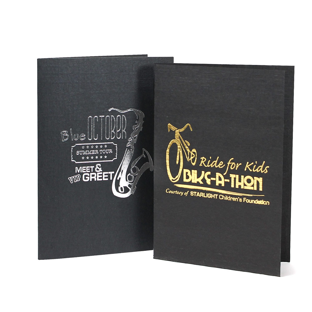 4" x 6" Black Photo Folders 2