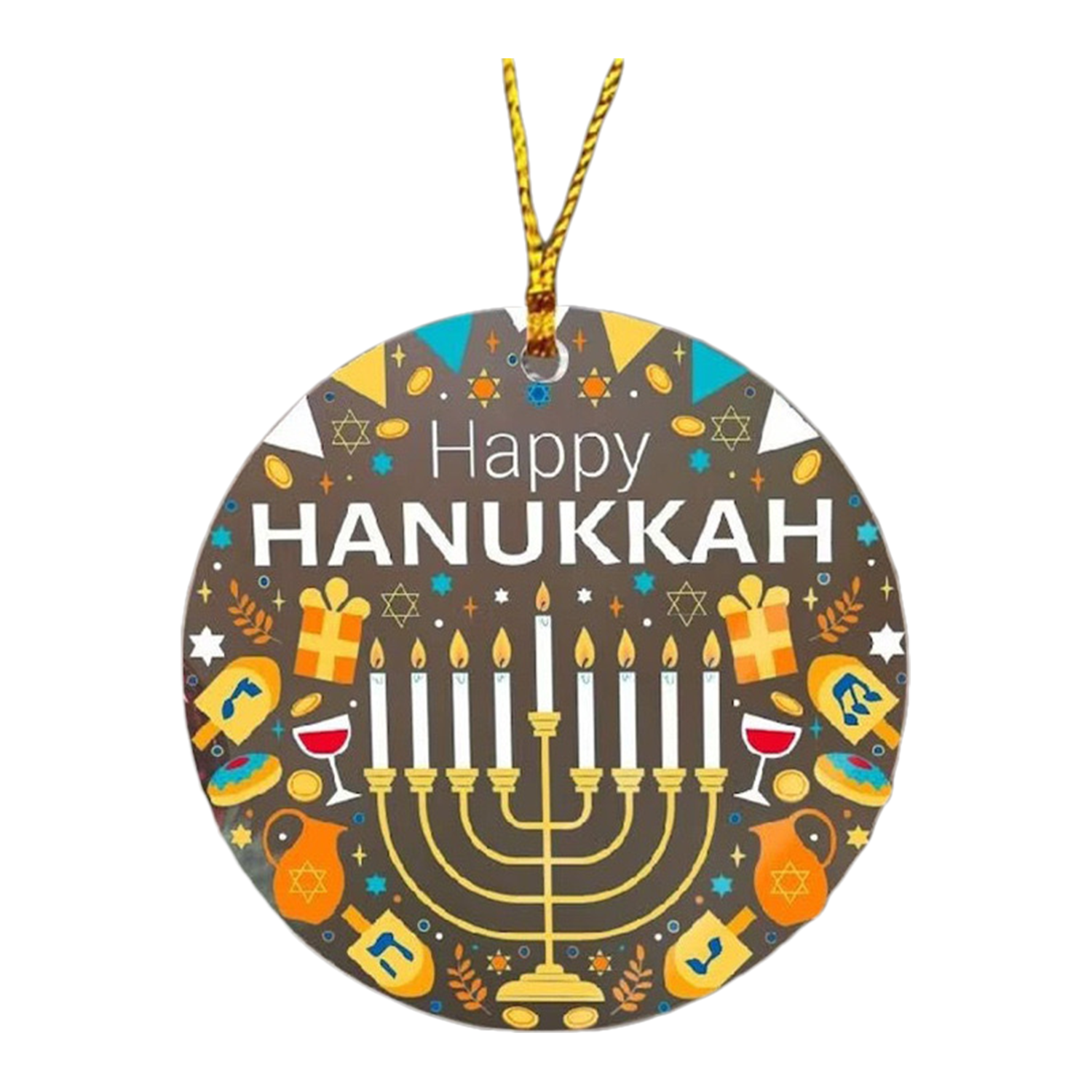 Hanukkah Acrylic Hanging Ornament 7