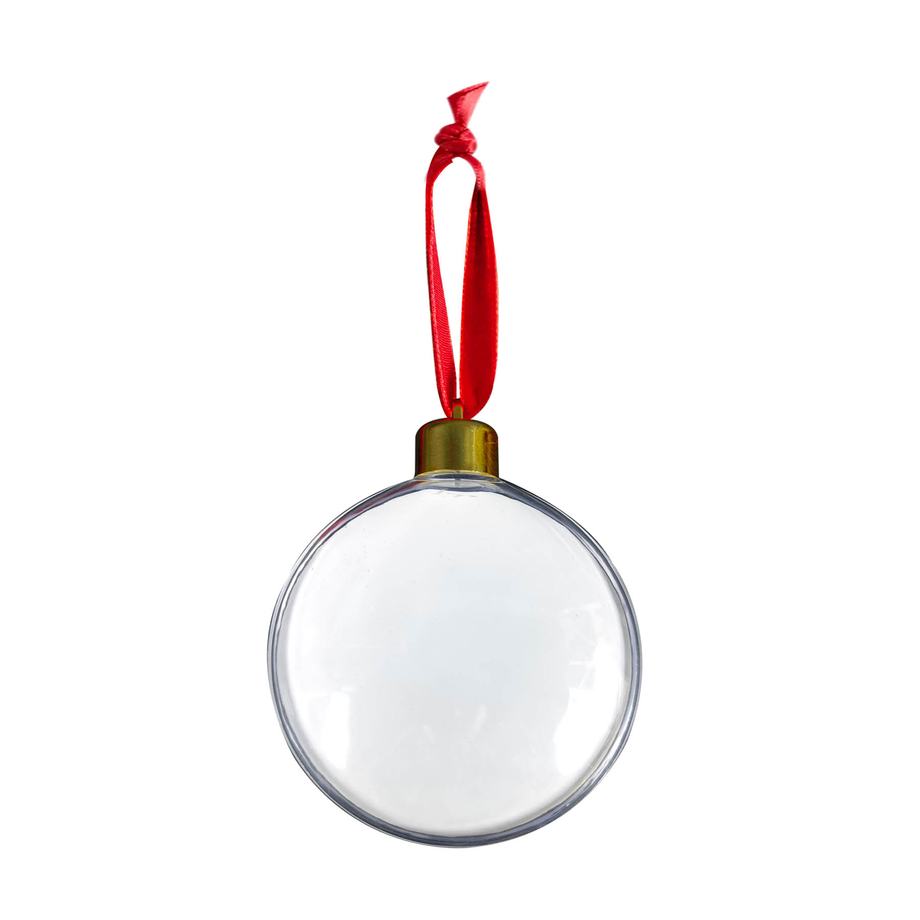 Free Shipping MDF Full Color Clear Round Ornament 4