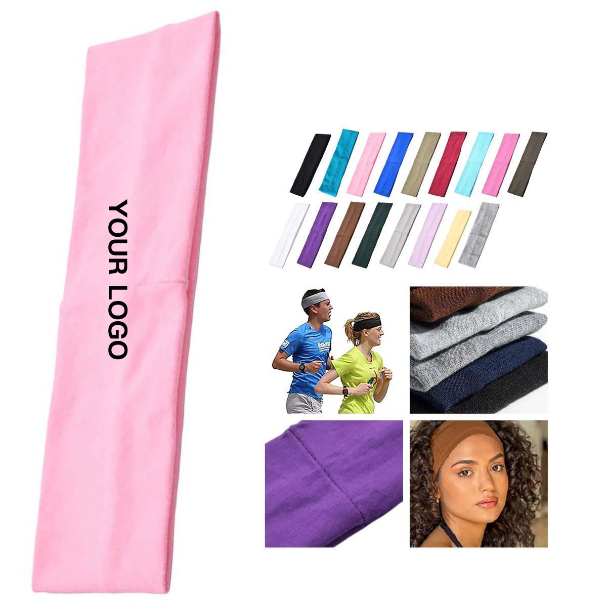 Moisture Wicking Sports Headband for Training and Fitness 15