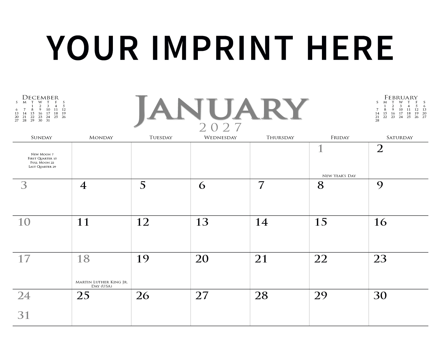 Triumph® Calendars Executive Small Quantity Appointment Calendar 21