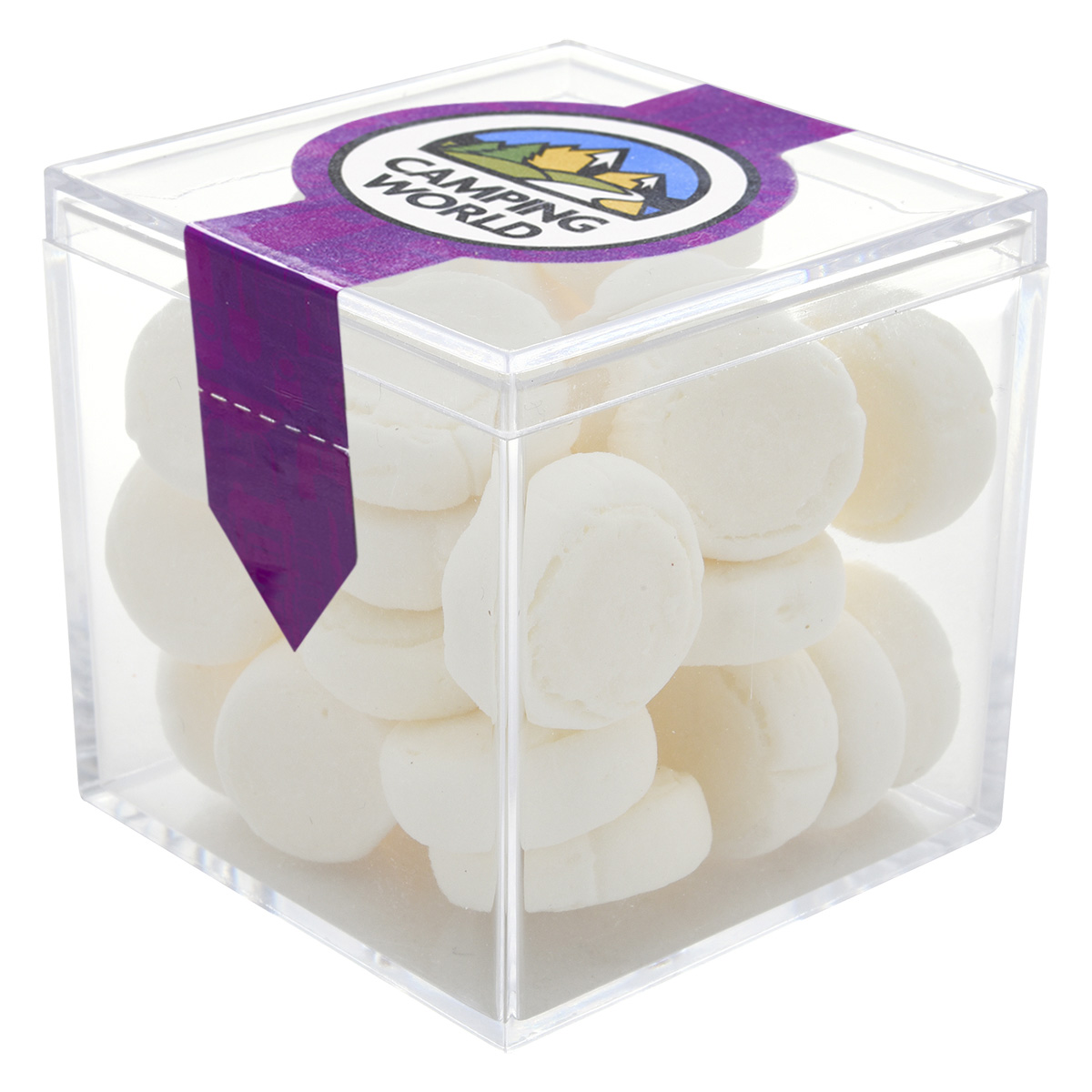 Cube Shaped Acrylic Container With Candy 4