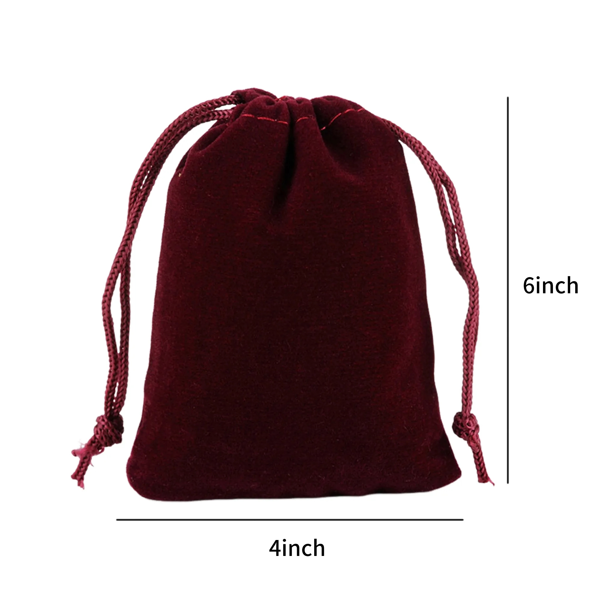 Velvet Gift Bag 5.91x3.94 Inch with Drawstring Closure 13