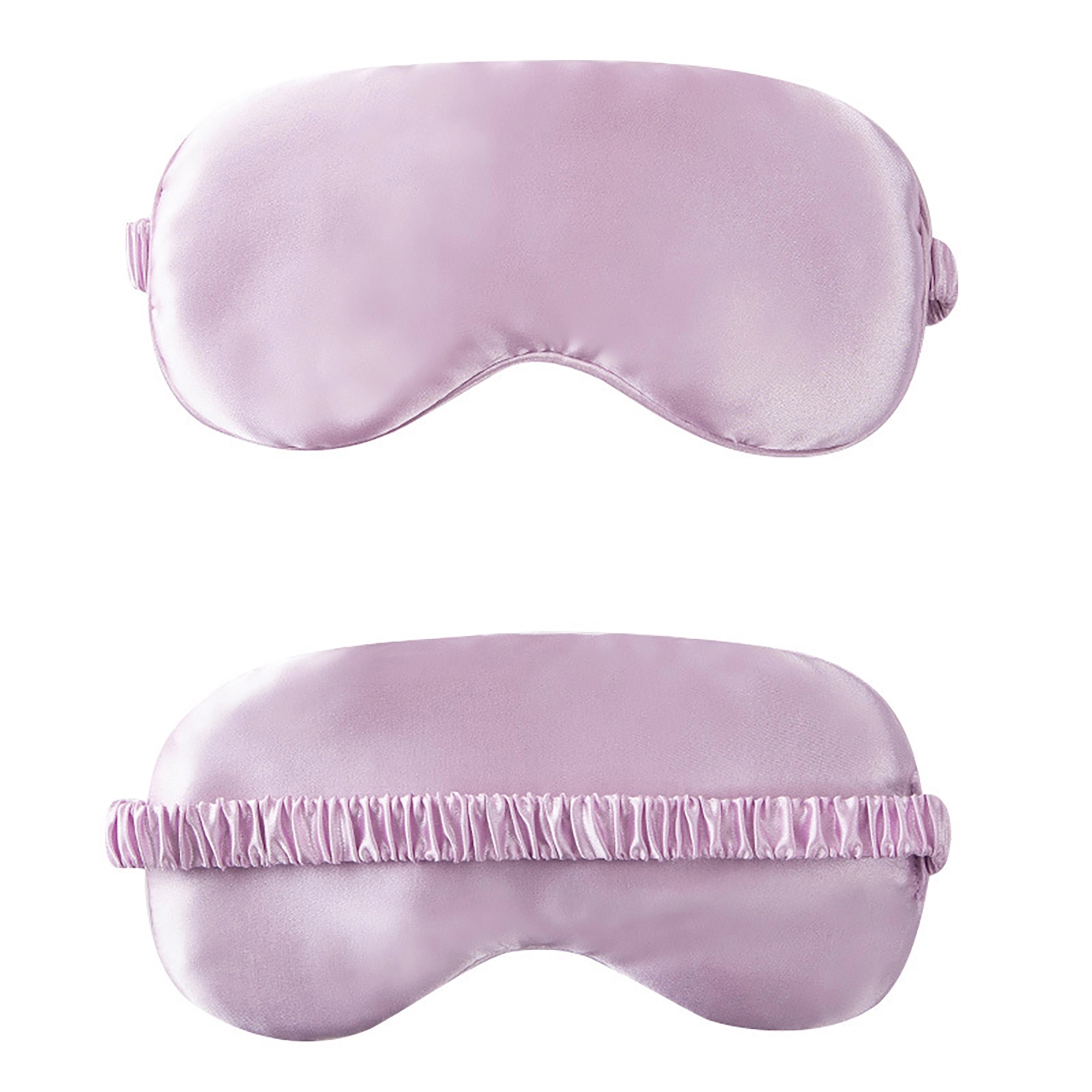 MOQ 50pcs Travel Soft Imitated Silk Fabric Sleep Eye Mask 9