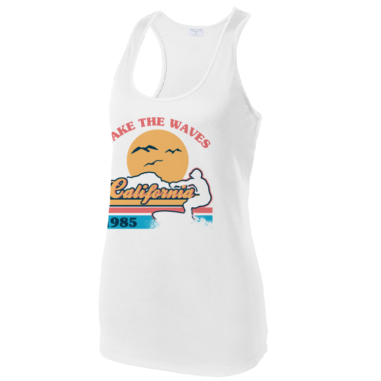 Ladies Racerback Spot Sublimation Tank Top 9