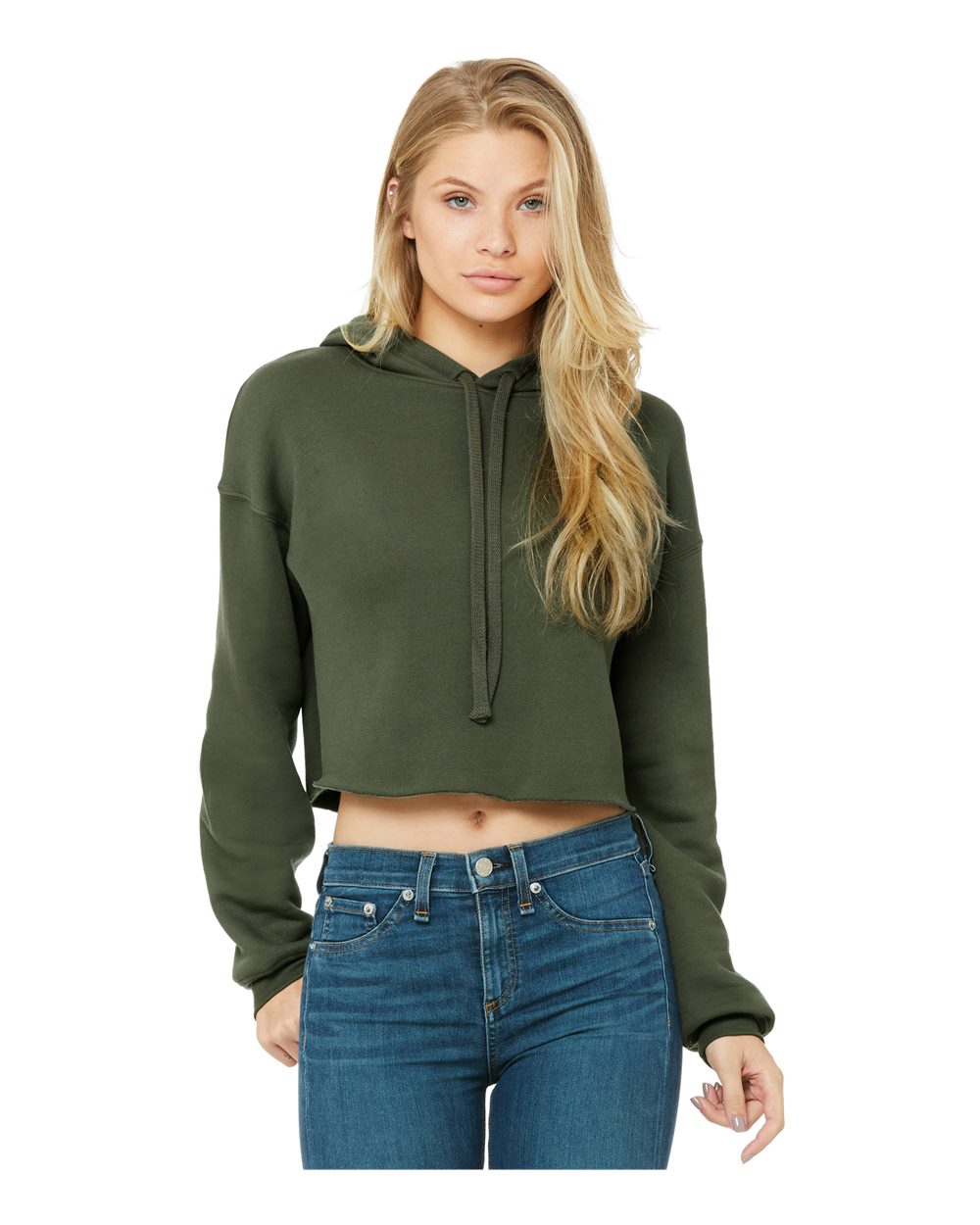 Women's Crop Hoodie Sweatshirt - 7502 82
