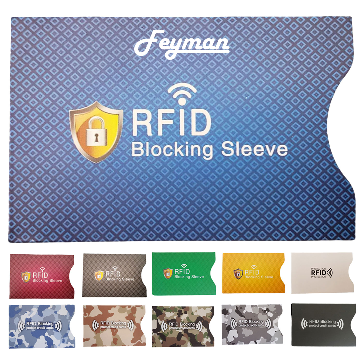 RFID Copper Foil Shielding Card Sleeve 2