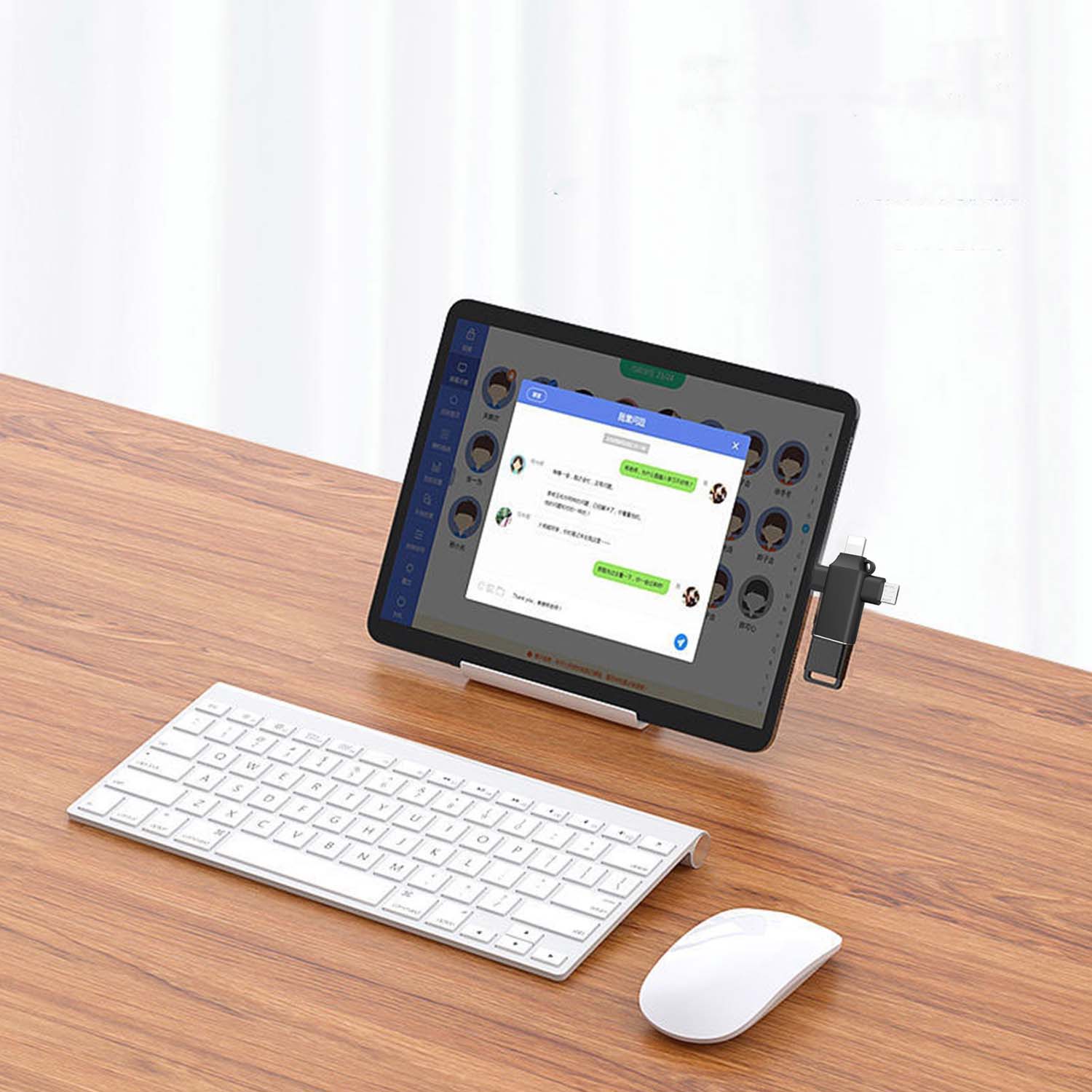 3-in-1 OTG Data Transmission Converter Adapter 4