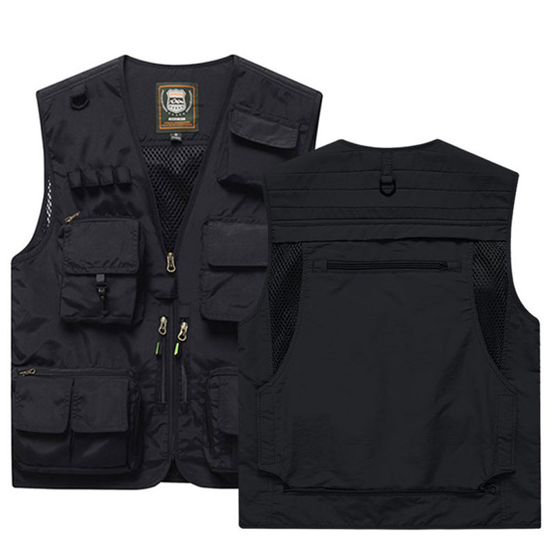 Casual Lightweight Outdoor Vest Jacket with Multi Pockets 9