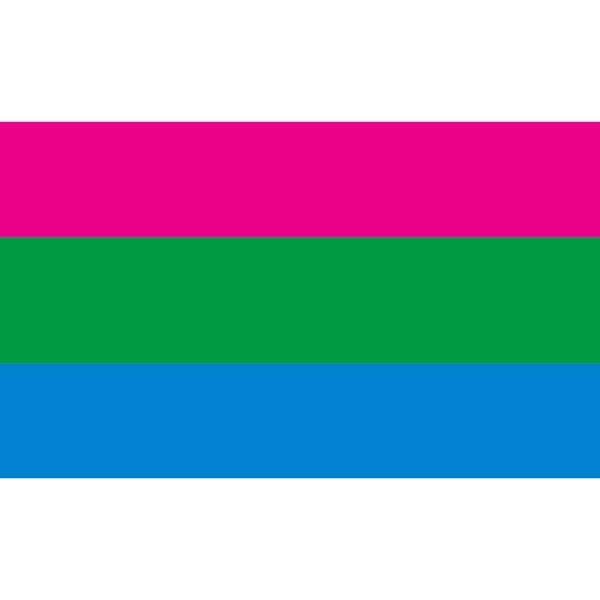 Polysexual Stick Flag 1