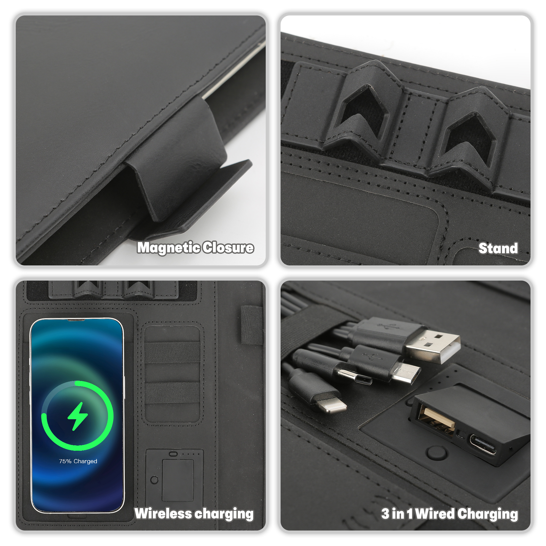 Light Up Stylish Executive Charging Portfolio 5