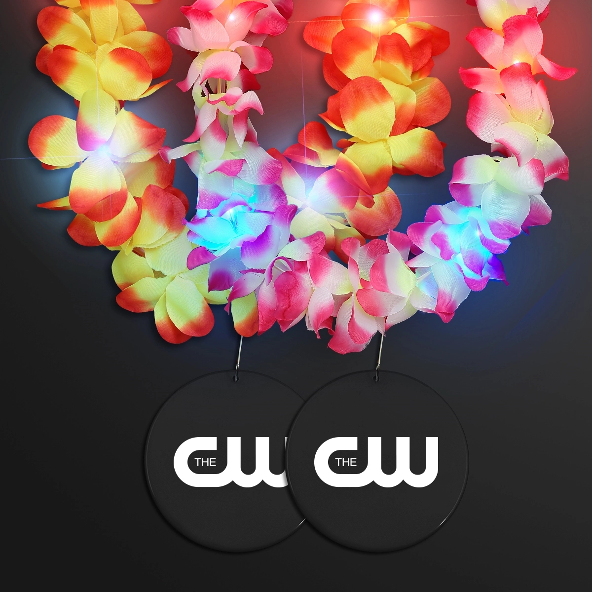 Light Up Hawaiian Leis with Custom Circle Medallion 23