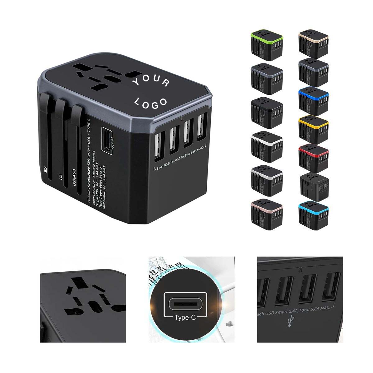 Durable Multi Port Charger for Travel and Home Use 1