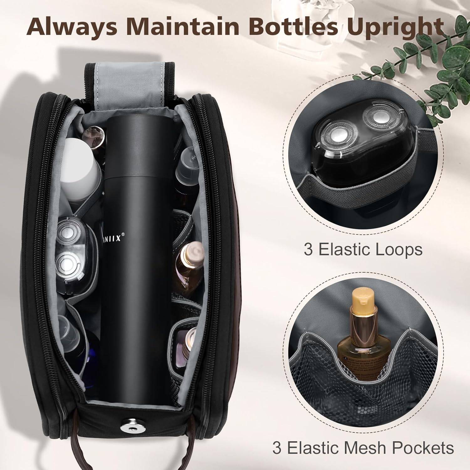 Oxford Hanging Travel Toiletry Bag For Men 4