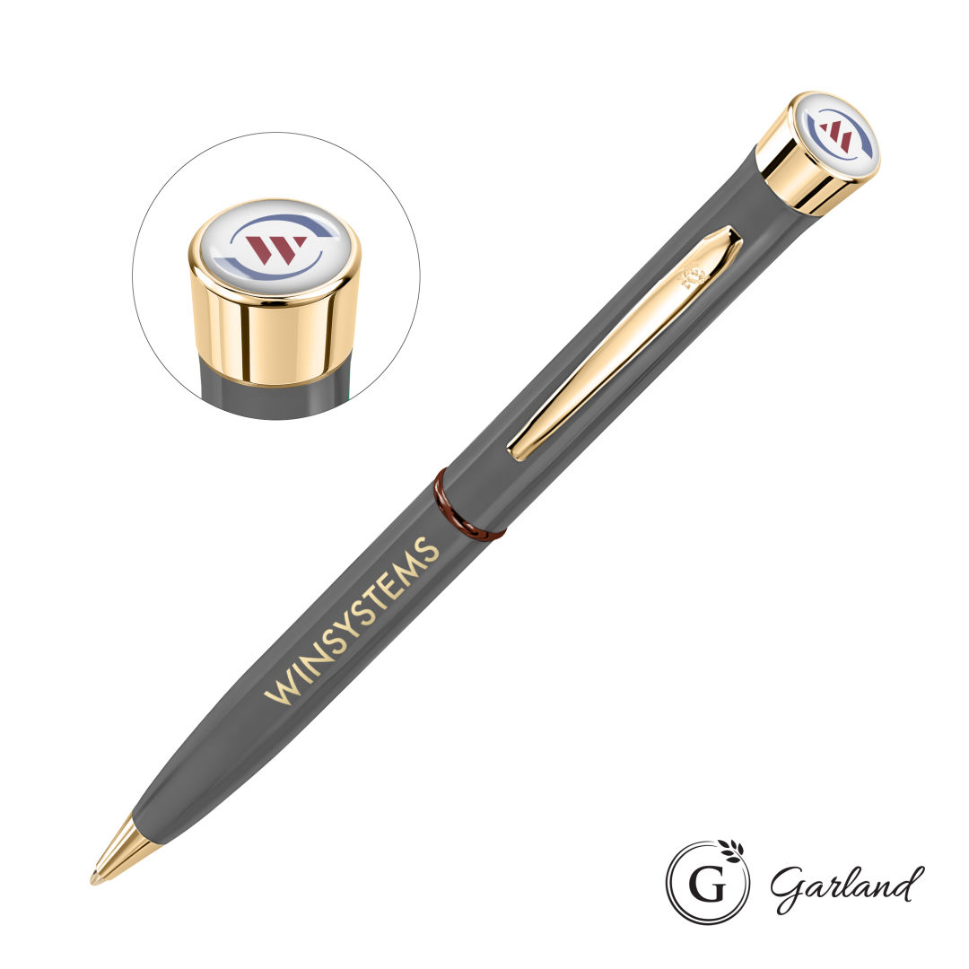 Garland® Recycled Custom Ballpoint Twist Pen - Gold Accent 18