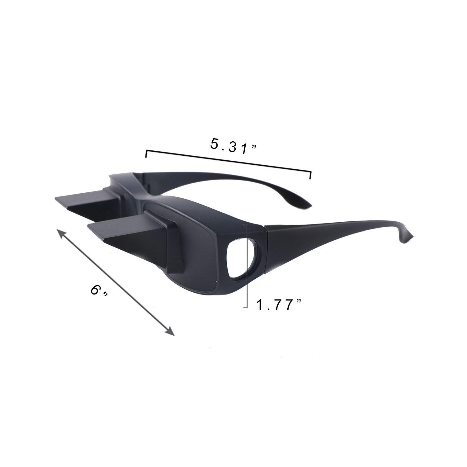 Patient's or lazy person bed reading glasses 3