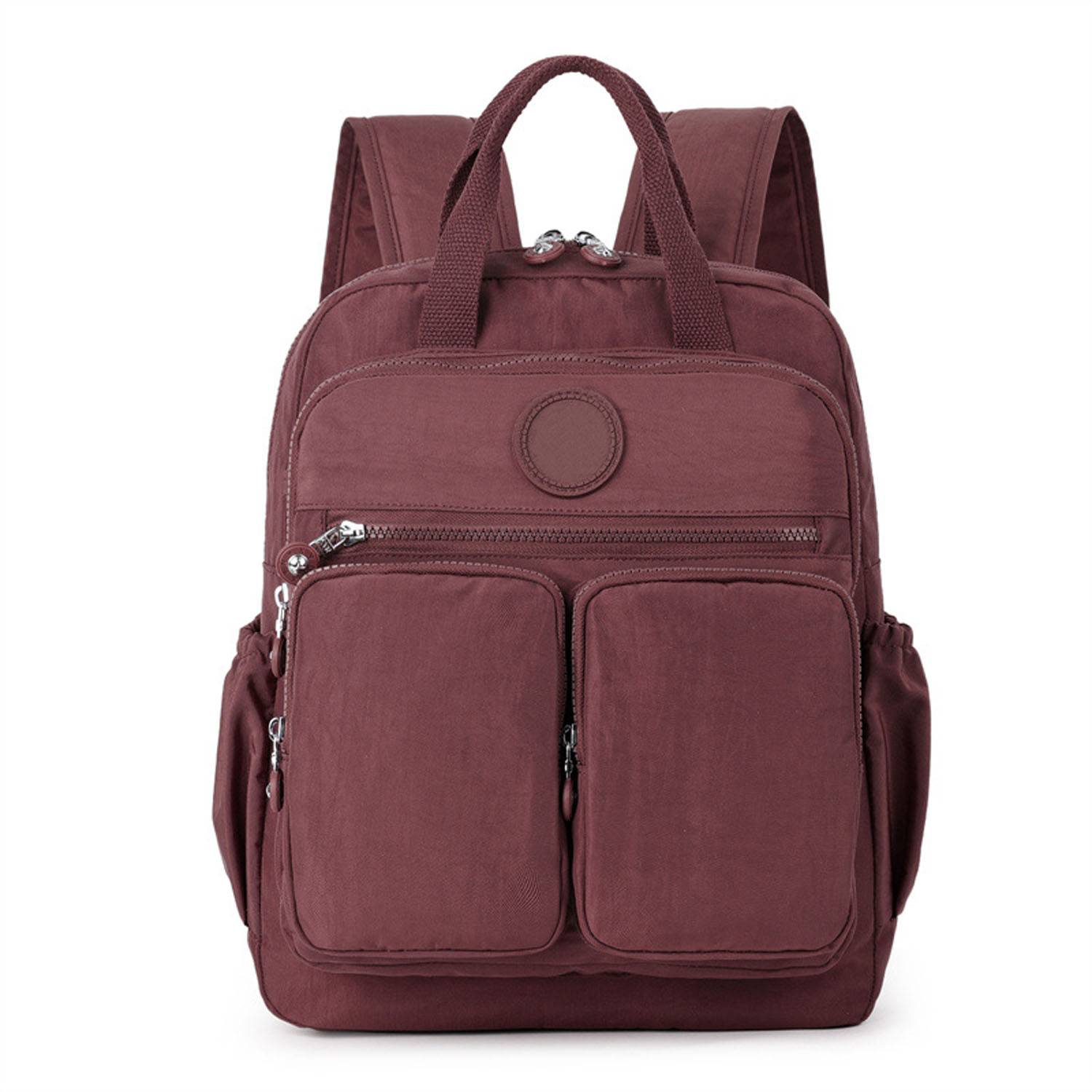 Large Capacity Multi Pocket Oxford Backpack 9