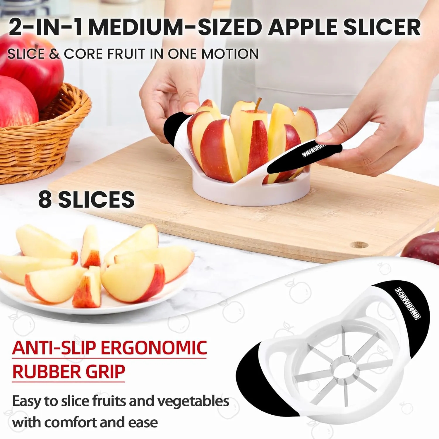 3.5 Inch Stainless Steel Apple Slicer 7
