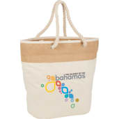 Jute Accent 12oz Cotton Canvas Rope Tote 3