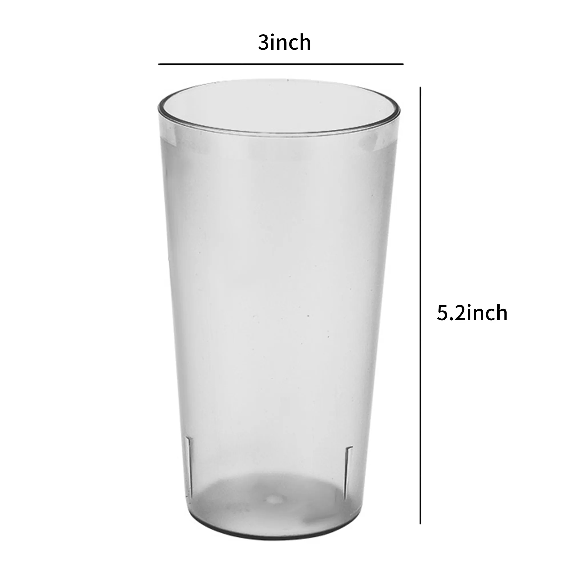 14oz Plastic Drinking Cup Stackable 5
