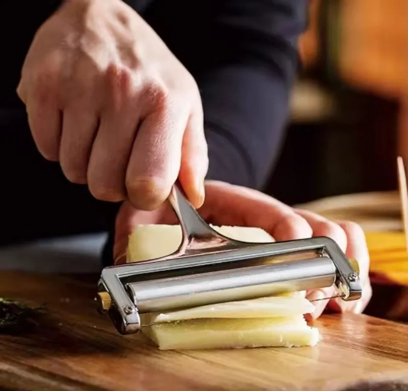 Stainless Steel Adjustable Hand Held Cheese Slicer 7