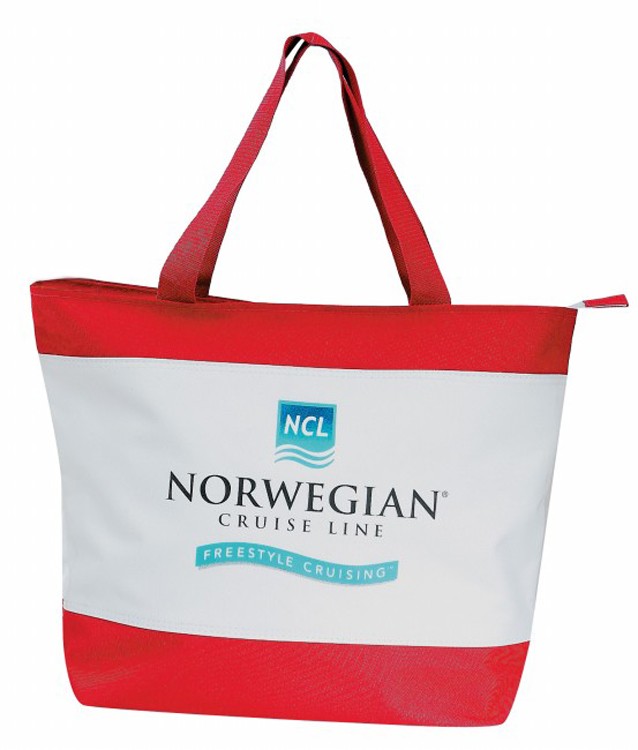 Poly Tote Bag with Zipper 2